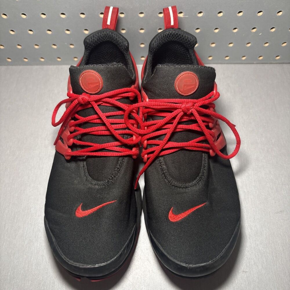 Nike Air Presto By You Mens Sz 9 Black Red Sneakers Running Shoes 846438-997 - Picture 7 of 15